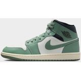 Air Jordan 1 Mid - Groen/Wit - Dames Sneaker