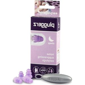 2-paar Herbruikbare Oordoppen Sleep Maten S/M en M/L Zacht Comfortabel 27 dB Filter Voorkomt Snurken Concentratie Nachtrust Festival