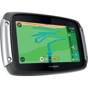 TomTom Rider 400 EU navigator -  Vast 10,9 cm (4.3"") - Touchscreen - 280 g - Zwart, Zilver