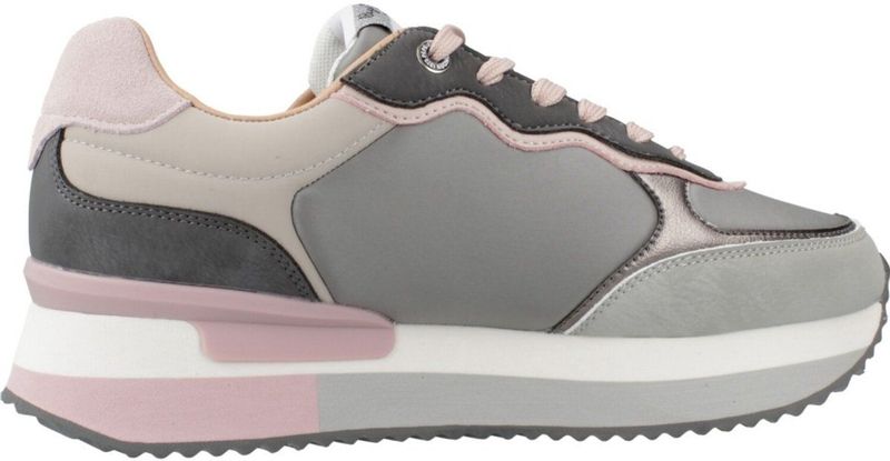 Pepe Jeans - PLS600007 Rusper Origin - Grijze Sportschoenen - Veters - Casual