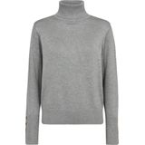 Freequent - Fqkatie - Trui - Zwart - Colkraag - Lange Mouwen