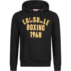 LONSDALE Buckhaven Capuchon Heren - Black / Yellow - XXL