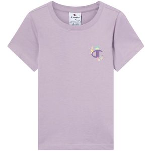 Champion Legacy Girls, grafisch T-shirt met ronde hals, M, violet, Violet, M