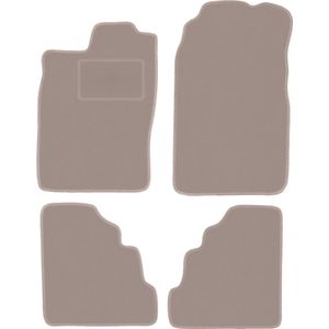 Beige veloursmatten voor: Saab 900 II hatchback, liftback (1994-1998)