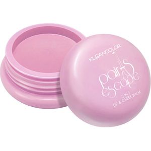 Kleancolor - Pair-Is Escape 2 in 1 Lip & Cheek Balm - 03 Dusk Rose - Roze - Lippenbalsem - Blush - Macaron - 8 g