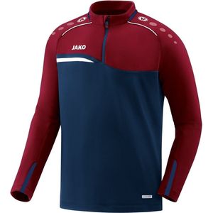 Jako - Zip top Competition 2.0 - Zip top Competition 2.0 - M - marine/donkerrood