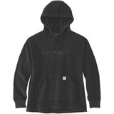 Carhartt - Fleece Hooded Sweatshirt - Oversized - Zwart - Met Capuchon