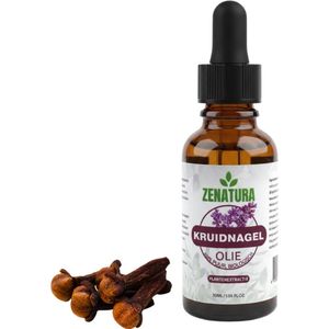 Zenatura® Kruidnagelolie - 30ml - 100% Biologisch - Etherische Kruidnagelolie - als Haarolie, Huidolie en voor Aromatherapie