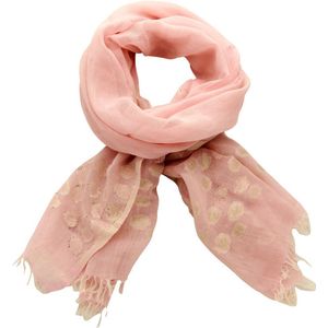 Les Cordes - LCSCARVES128 - Roze - Katoen - Sjaal - Dames - Lente/Zomer