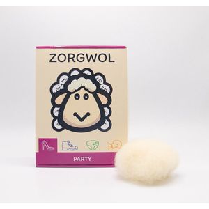 Zorgwol Party - Voetwol - Antidruk wol - Voorkomt blaren - 20 gram
