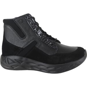 Wolky Veterschoenen Leap zwart combi leer