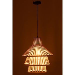J-Line hanglamp Lagen - hout - naturel - large