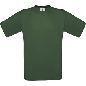 T-shirt Kind 7/8 Y (7/8 ans) B&C Ronde hals Korte mouw Bottle Green 100% Katoen