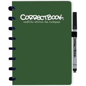 Correctbook Original Forest Green gelijnd - Uitwisbaar / Whiteboard Notitieboek