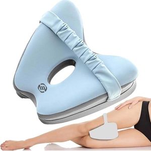 Equivera Kniekussen - Kniekussen voor in Bed - Kniekussen Orthopedisch - Zijslaapkussen - Kniekussen voor in Bed