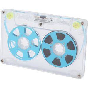 Inovra Plus - Aluminium Spoel Tot Spoel Cassettebandjes met Opbergdoos - Geluidsarm en Hoge Output - Geschikt voor Dagelijkse Muziekopnames - Blauw - 46 minuten