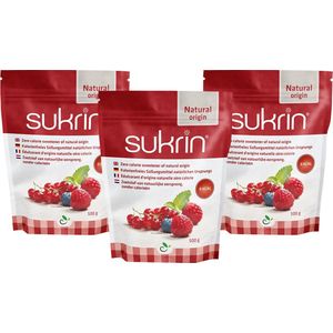 Sukrin 500g - Voordeelverpakking - Bevat Erythritol - 100% Natuurlijke suikervervanger zonder calorieën