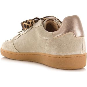 DWRS - POONA - Sneakers - Beige - Leren Voering - Uitneembaar Voetbed
