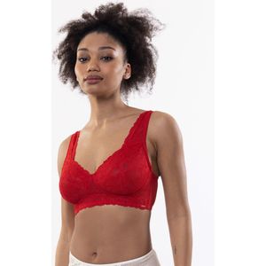 Dorina kanten Bralette - Zonder beugel - Aina - S - Rood.