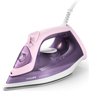 Philips 3000 series DST3020/30 strijkijzer Stoomstrijkijzer Keramische zoolplaat 2200 W Roze, Paars