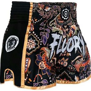 Fluory Muay Thai Short Kickboks Broek Flowers MTSF59 - XS