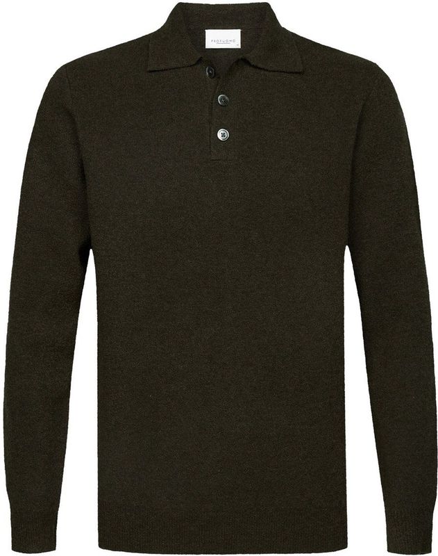 Profuomo - PPWJ30033A - Pullover - Donker Groen