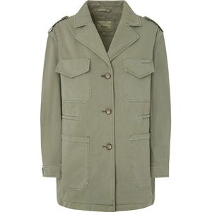 Pepe Jeans - Annie Militair Jack - Groen - Dames - Katoen