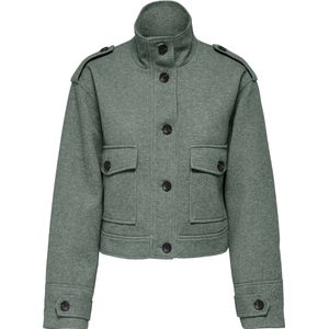 Only - Onlsedona Light Collar Jacket - Balsam Green/Melange - Dames Jas