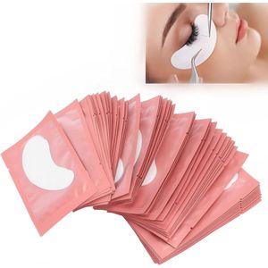 Wegwerp Onderoog Pads voor Wimper Extensions - 100 Paar | Papieren Patches voor Valse Lagere Wimpers | Lash Extension Benodigdheden