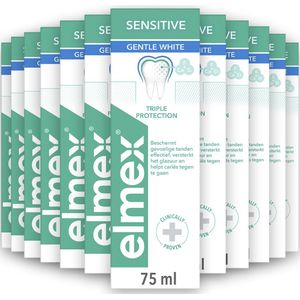 12x Elmex Tandpasta Gentle White 75 ml