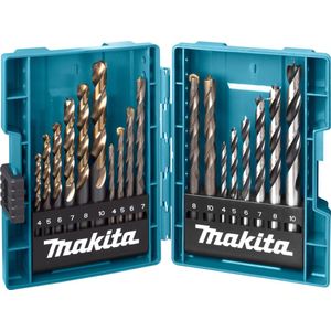 Makita B-49432 Universeel Boor Assortiment - Metaal-/Hout-/Steenboorset - Ø 4 - 10 mm - 18 Boren
