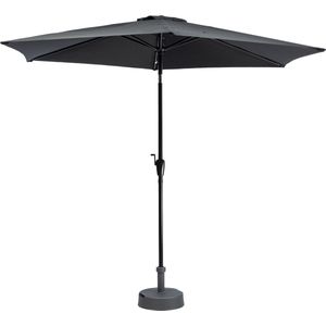 MaxxGarden Stokparasol - tuin en balkon parasol - opdraaisysteem - 300 cm - Zwart