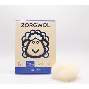 Zorgwol Wandel - Wandel wol - Voetwol - Antidruk wol - Voorkomt blaren - 20 gram