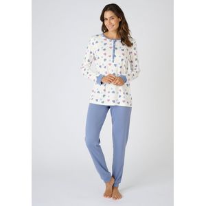 Damart - Pyjama Thermolactyl interlock mesh - Vrouwen - Blauw - 46-48 (L)