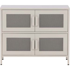 Nett dressoir 4 deuren beige.