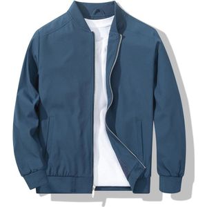 Stijlvol Lichtgewicht Bomberjack voor Mannen – Casual Windjack voor Lente en Herfst