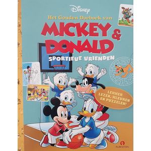 Mickey & Donald Doeboek - Sportieve Vrienden - Gouden Doeboek - Lezen - Kleuren - Puzzelen - Disney