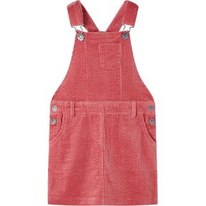 Kindertuinjurk Ribfluweel - Roze - Maat 104