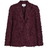 Vila - viwagne l/s blazer - Fig - 100% Polyester - Regular Fit