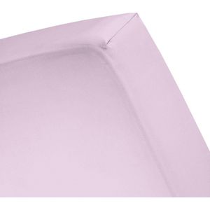 Damai - Hoeslaken - Double Jersey - 140 x 200/220 cm - 150 x 200 cm - Tweepersoons - Lilac