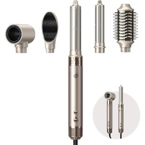 Equivera Multistyler - Airstyler - Krultang 5 in 1 - Fohnborstel - Stijltang