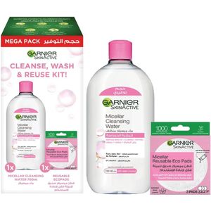 Garnier SkinActive Cleanse, Wash & Reuse Kit
