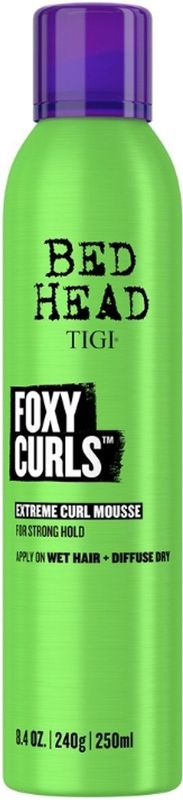 TIGI - BED HEAD Foxy Curls Mousse - Styling Mousse - 250 ml - Sterke Hold