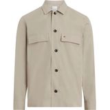 Calvin Klein Cotton Blend Overshirt Beige M Man