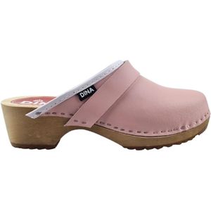 Zweedse klompen van Dina - zacht roze - maat 39