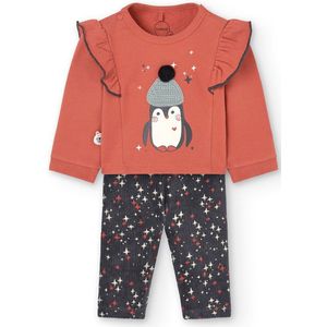 Boboli Knit Set Met Lange Mouwen Oranje 1 Months Meisjes