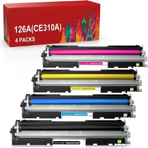 4-pack | Geschikt voor HP 126 / HP 126A Toner cartridges - Geschikt voor HP Color LaserJet Pro CP1025 - CP1025NW - Pro 100 M175A - Pro 100 175NW - TopShot M275