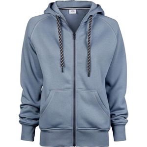 Tee Jays Dames/dames Sweatshirt met volledige ritssluiting (Vuursteen)