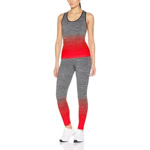 Sportzone - Sportkleding Dames - Sportlegging Dames - Sporttop Dames - Oranje Orange - Maat 36-42 - One Size - Sportbroek Dames - Yoga Kleding Dames - Yoga Broek Dames - Sport Set Dames Kleding - Gorilla Wear Tegenhanger