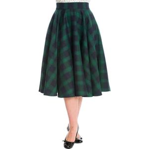 Dancing Days - SWEET CHECK Rok - XL - Groen